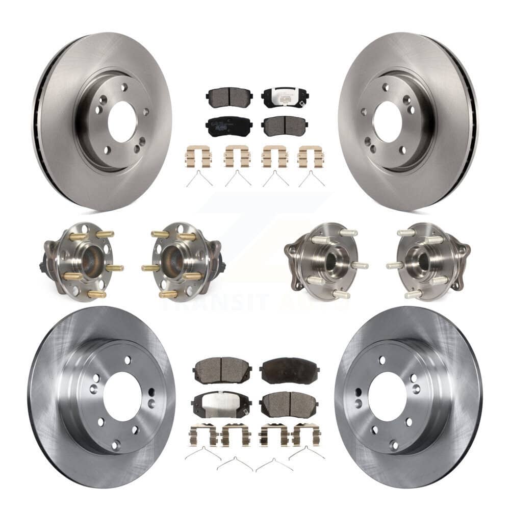 Transit Auto - KBB-126940 - Front and Rear Wheel Bearing and Hub Assembly Kits