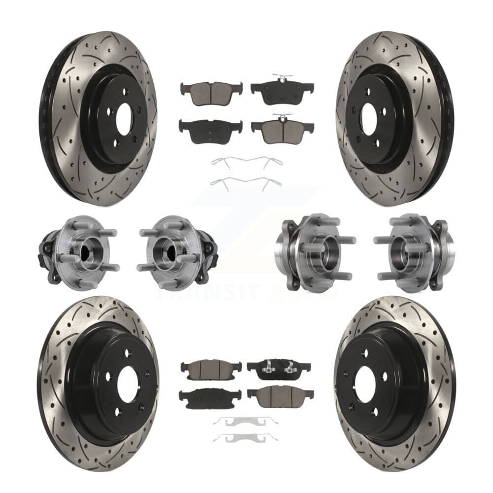 Transit Auto - KBB-126967 - Front and Rear Wheel Bearing and Hub Assembly Kits