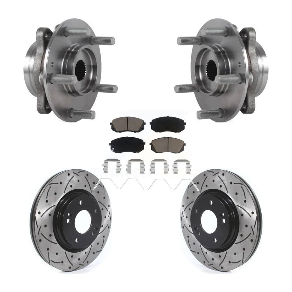 Transit Auto - KBB-126989 - Front Wheel Bearing and Hub Assembly Kits