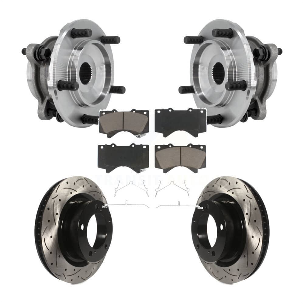 Transit Auto - KBB-126990 - Front Wheel Bearing and Hub Assembly Kits