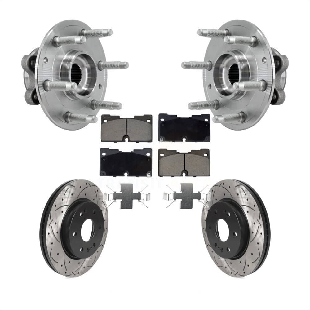 Transit Auto - KBB-126993 - Front Wheel Bearing and Hub Assembly Kits