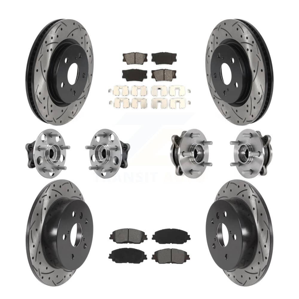 Transit Auto - KBB-127083 - Front and Rear Wheel Bearing and Hub Assembly Kits