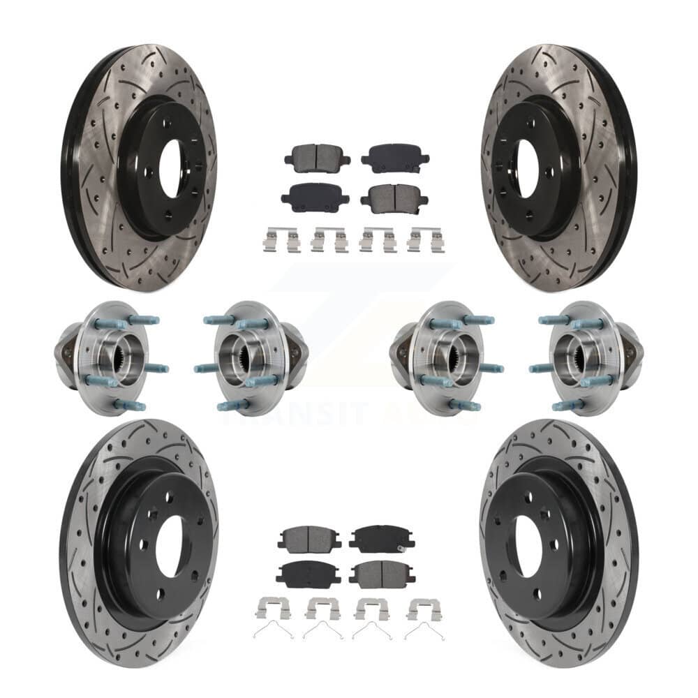 Transit Auto - KBB-127101 - Front and Rear Wheel Bearing and Hub Assembly Kits