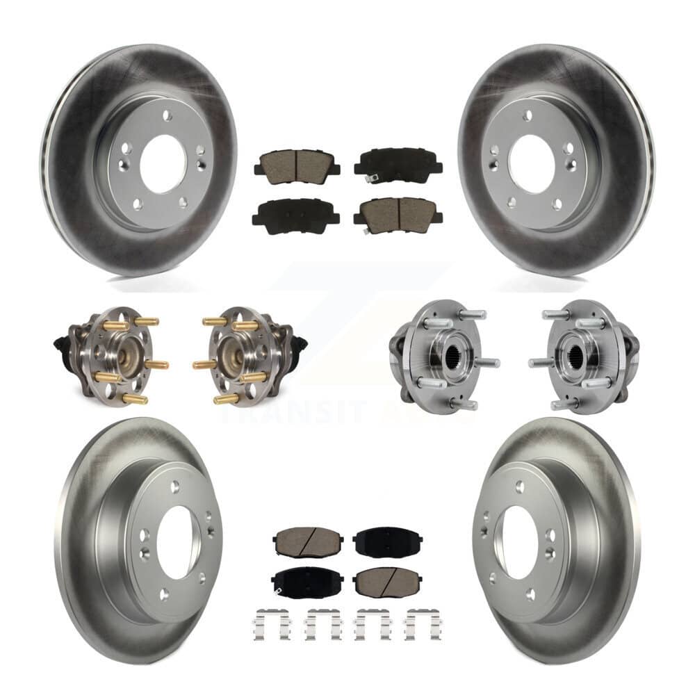 Transit Auto - KBB-127183 - Front and Rear Wheel Bearing and Hub Assembly Kits