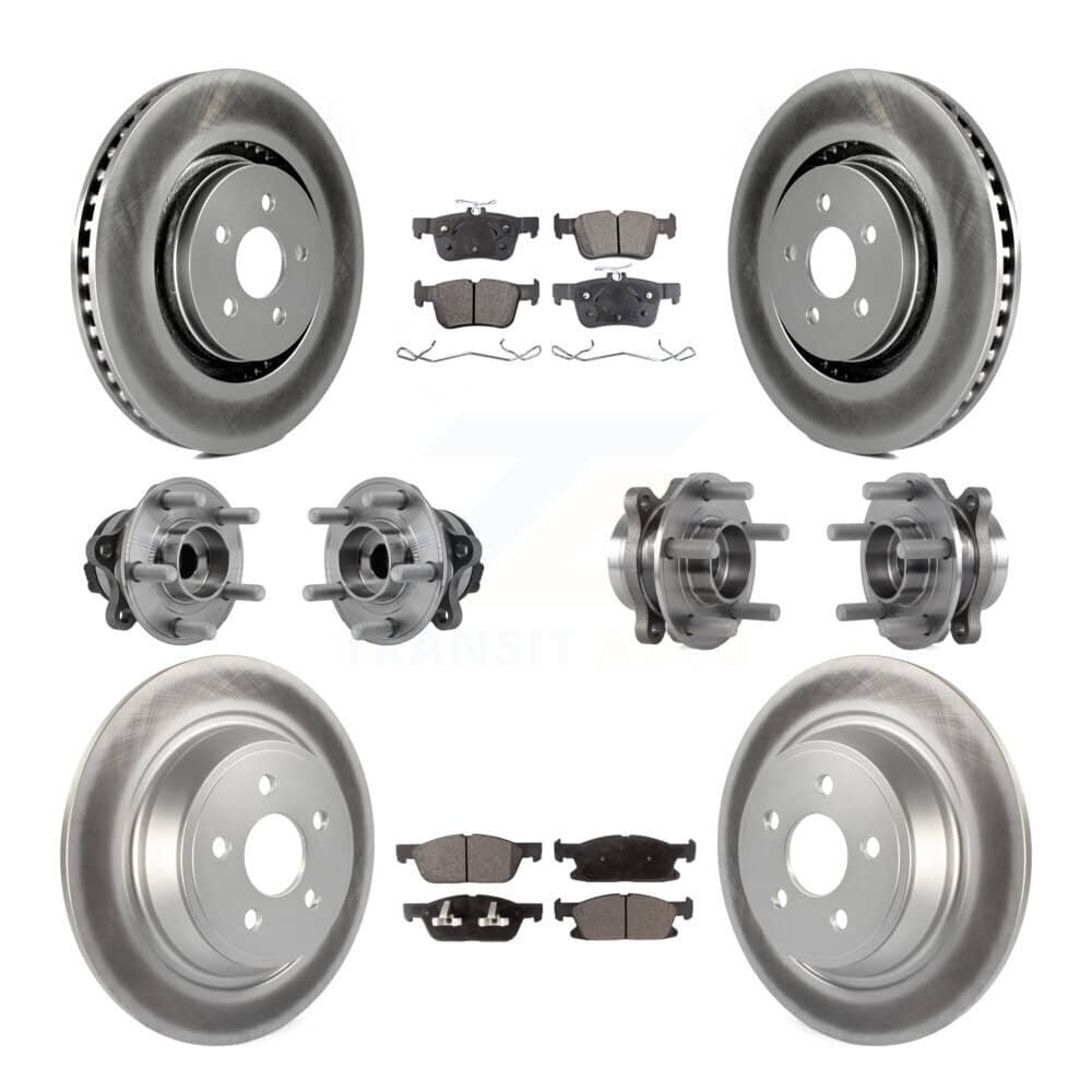 Transit Auto - KBB-127278 - Front and Rear Wheel Bearing and Hub Assembly Kits