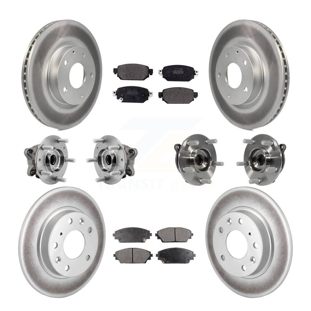 Transit Auto - KBB-127289 - Front and Rear Wheel Bearing and Hub Assembly Kits