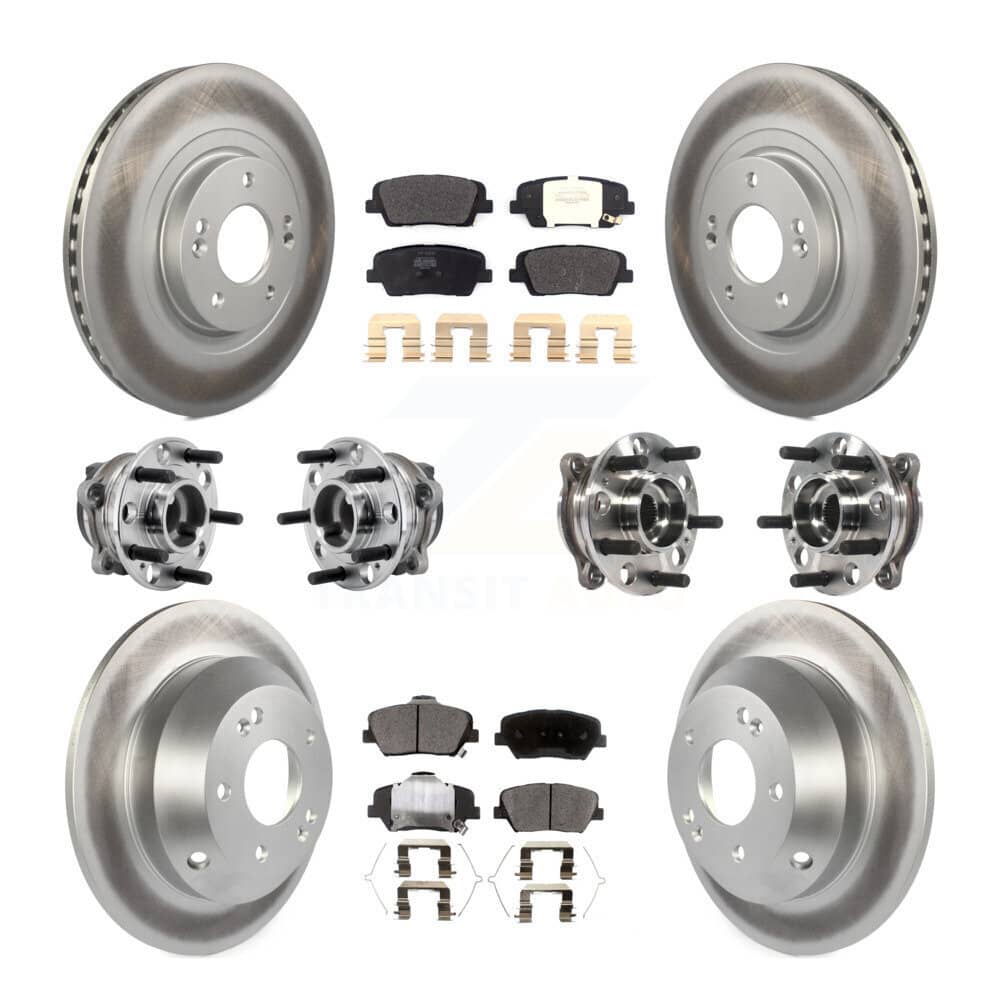 Transit Auto - KBB-127297 - Front and Rear Wheel Bearing and Hub Assembly Kits