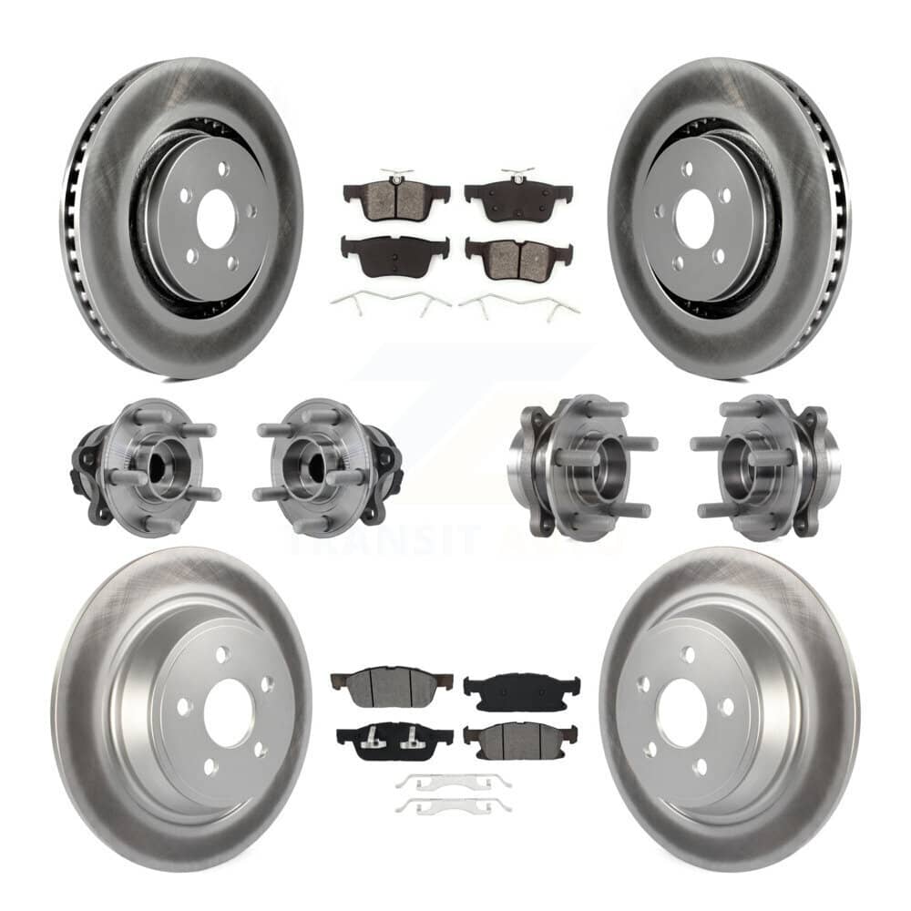 Transit Auto - KBB-127355 - Front and Rear Wheel Bearing and Hub Assembly Kits