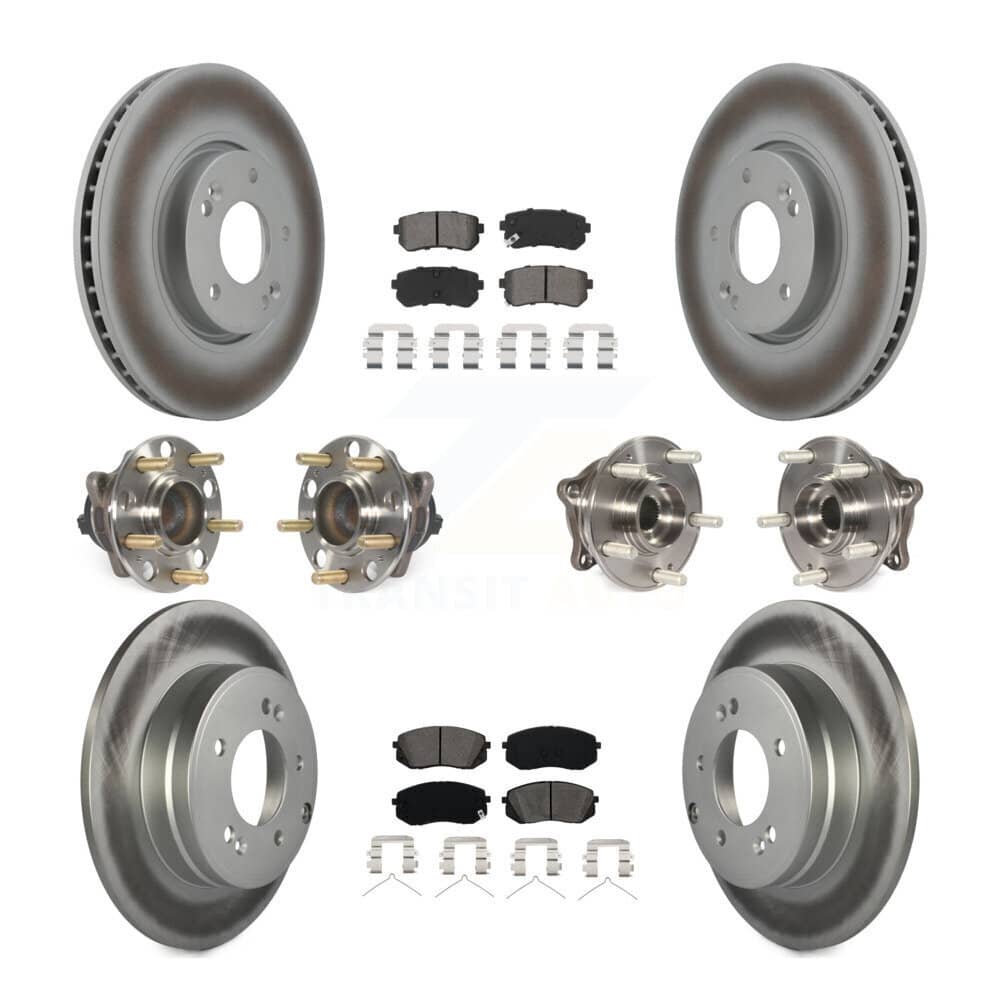 Transit Auto - KBB-127362 - Front and Rear Wheel Bearing and Hub Assembly Kits