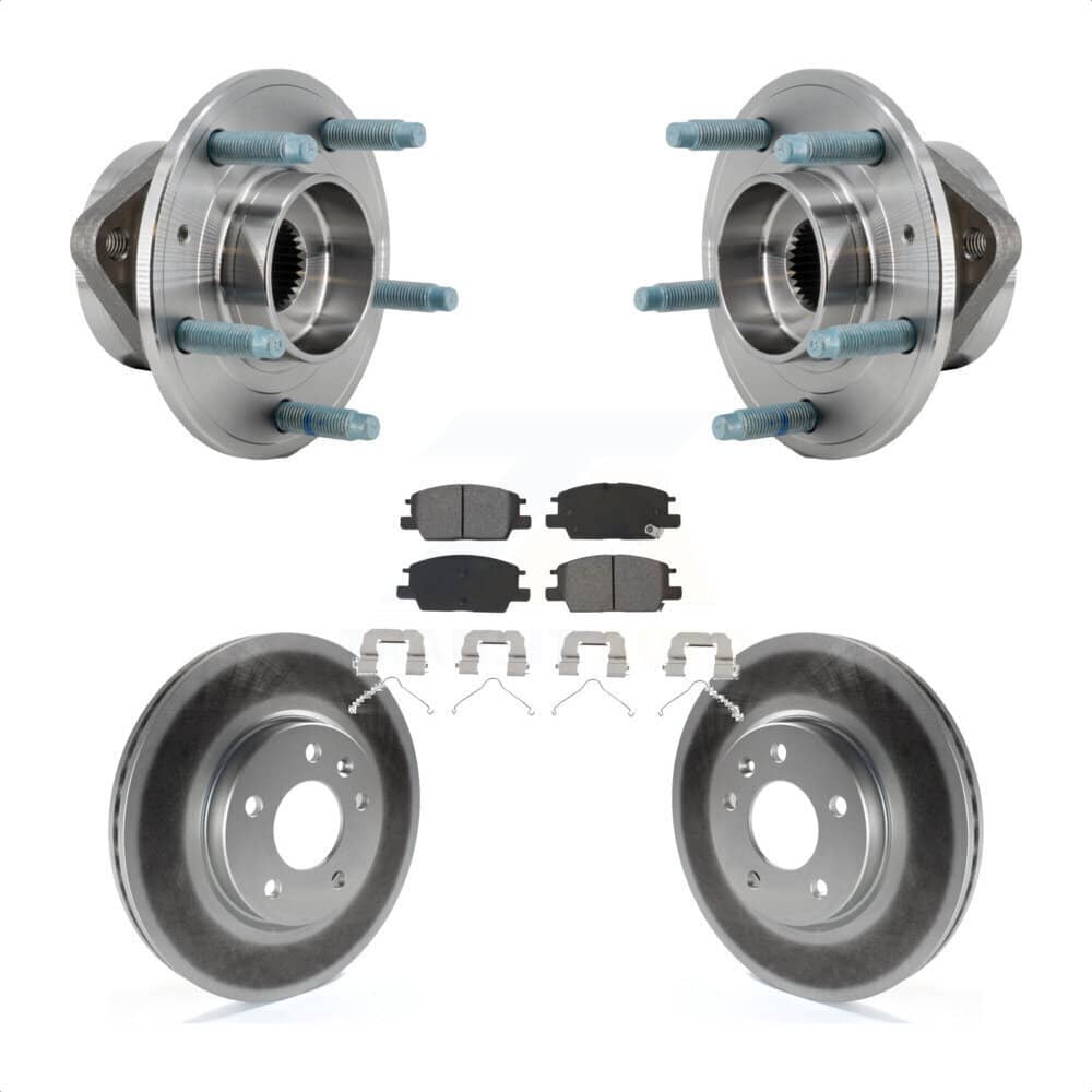 Transit Auto - KBB-127383 - Front Wheel Bearing and Hub Assembly Kits