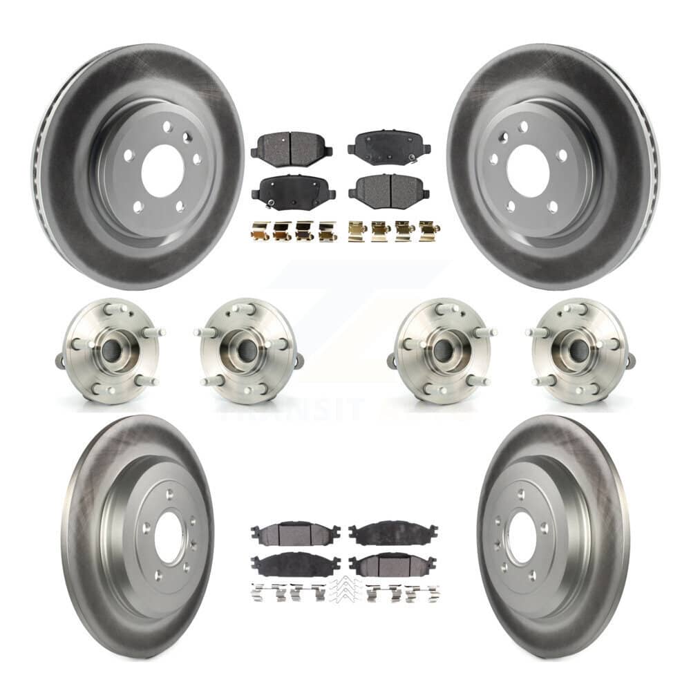 Transit Auto - KBB-127396 - Front and Rear Wheel Bearing and Hub Assembly Kits