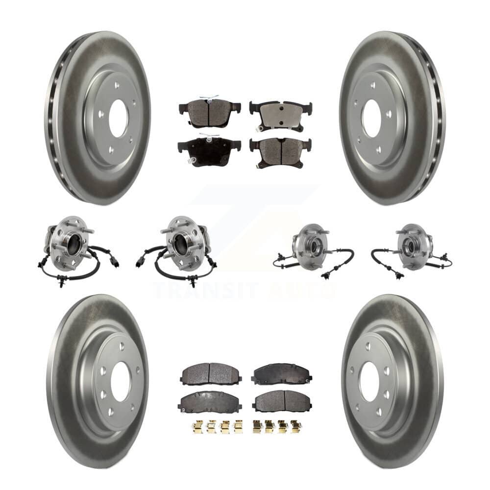 Transit Auto - KBB-127397 - Front and Rear Wheel Bearing and Hub Assembly Kits