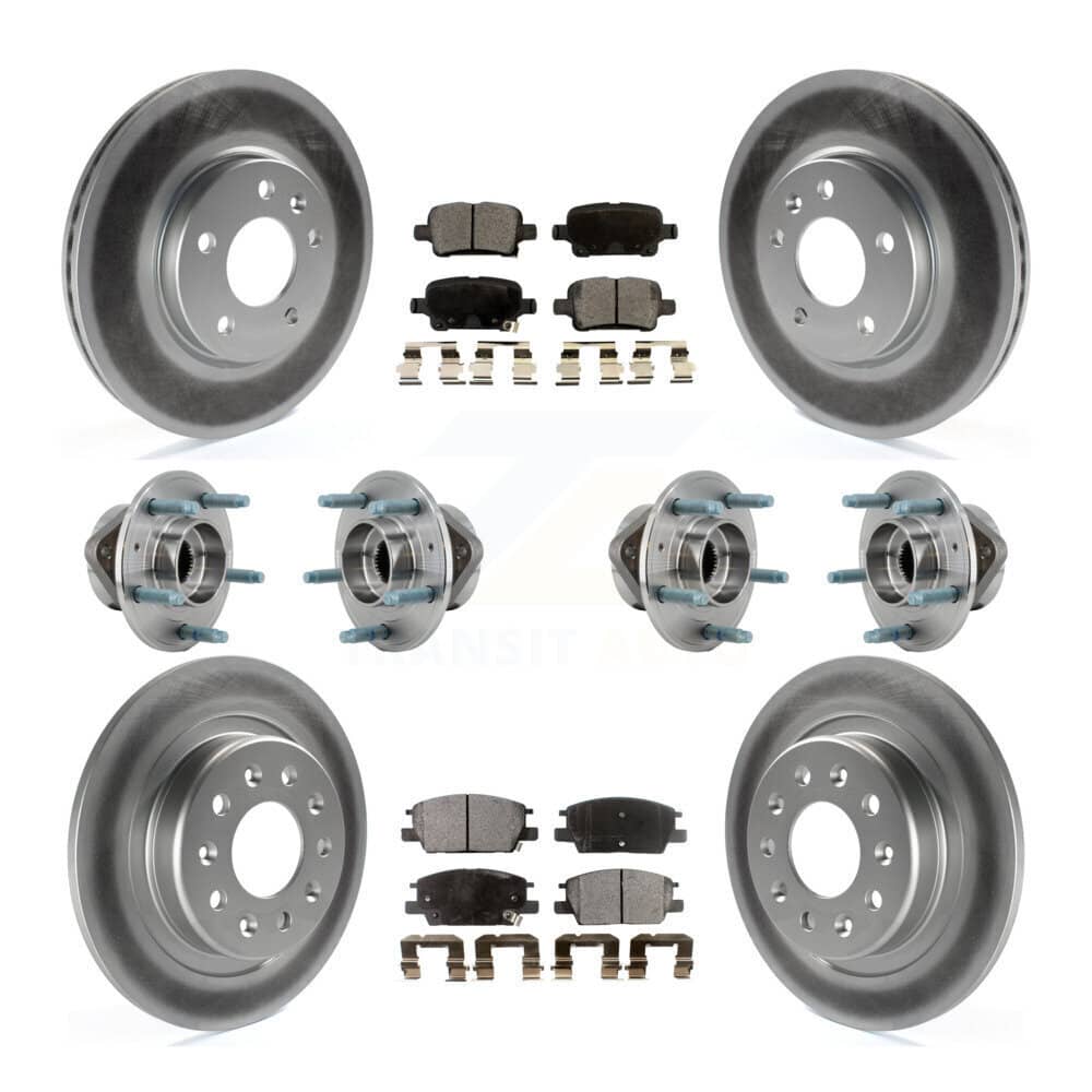 Transit Auto - KBB-127403 - Front and Rear Wheel Bearing and Hub Assembly Kits