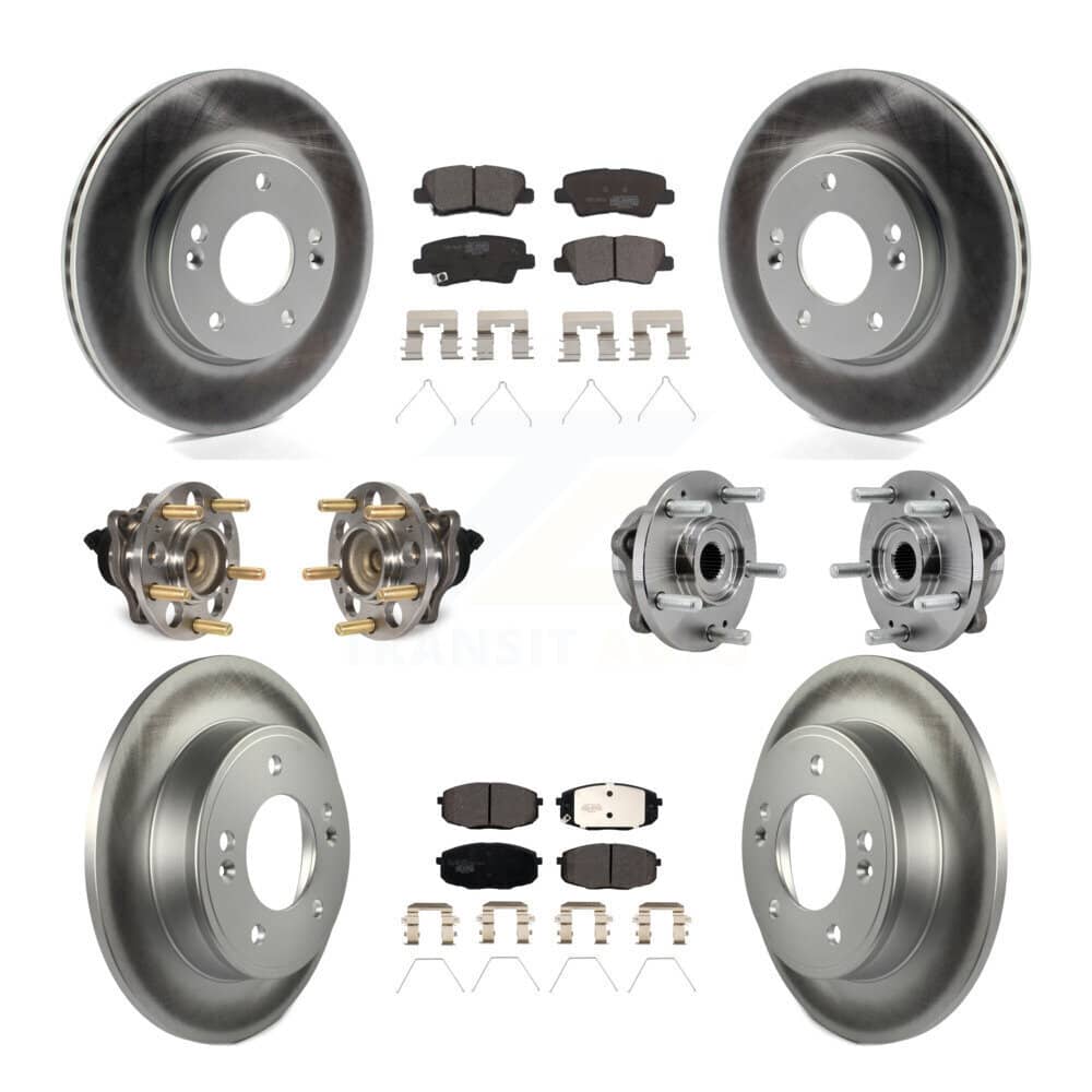 Transit Auto - KBB-127418 - Front and Rear Wheel Bearing and Hub Assembly Kits