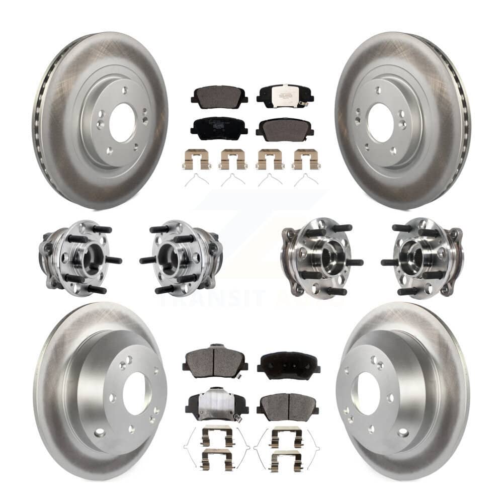 Transit Auto - KBB-127425 - Front and Rear Wheel Bearing and Hub Assembly Kits