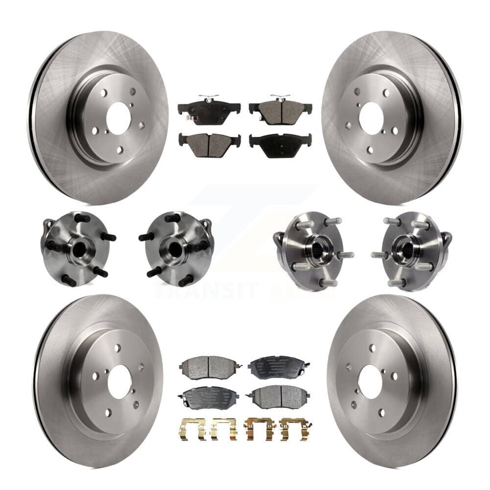 Transit Auto - KBB-127640 - Front and Rear Wheel Bearing and Hub Assembly Kits