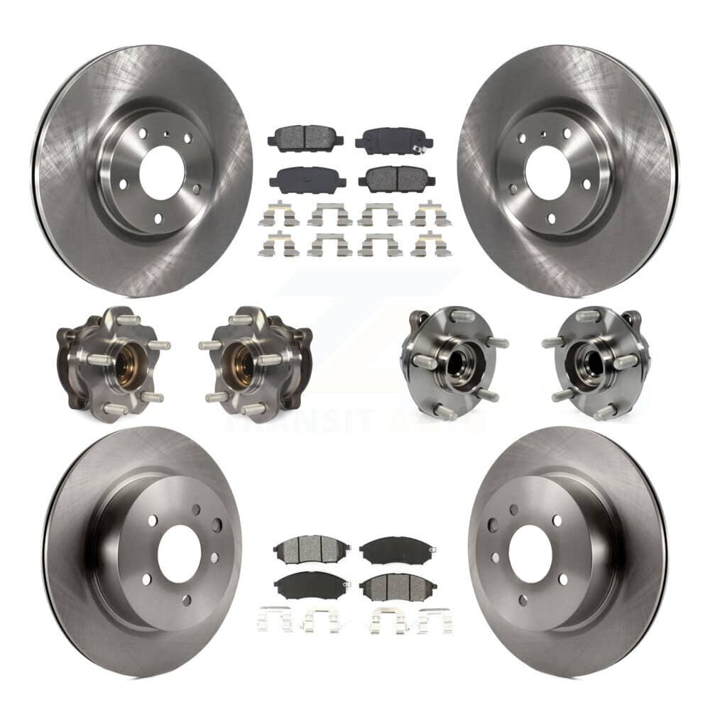 Transit Auto - KBB-127673 - Front and Rear Wheel Bearing and Hub Assembly Kits