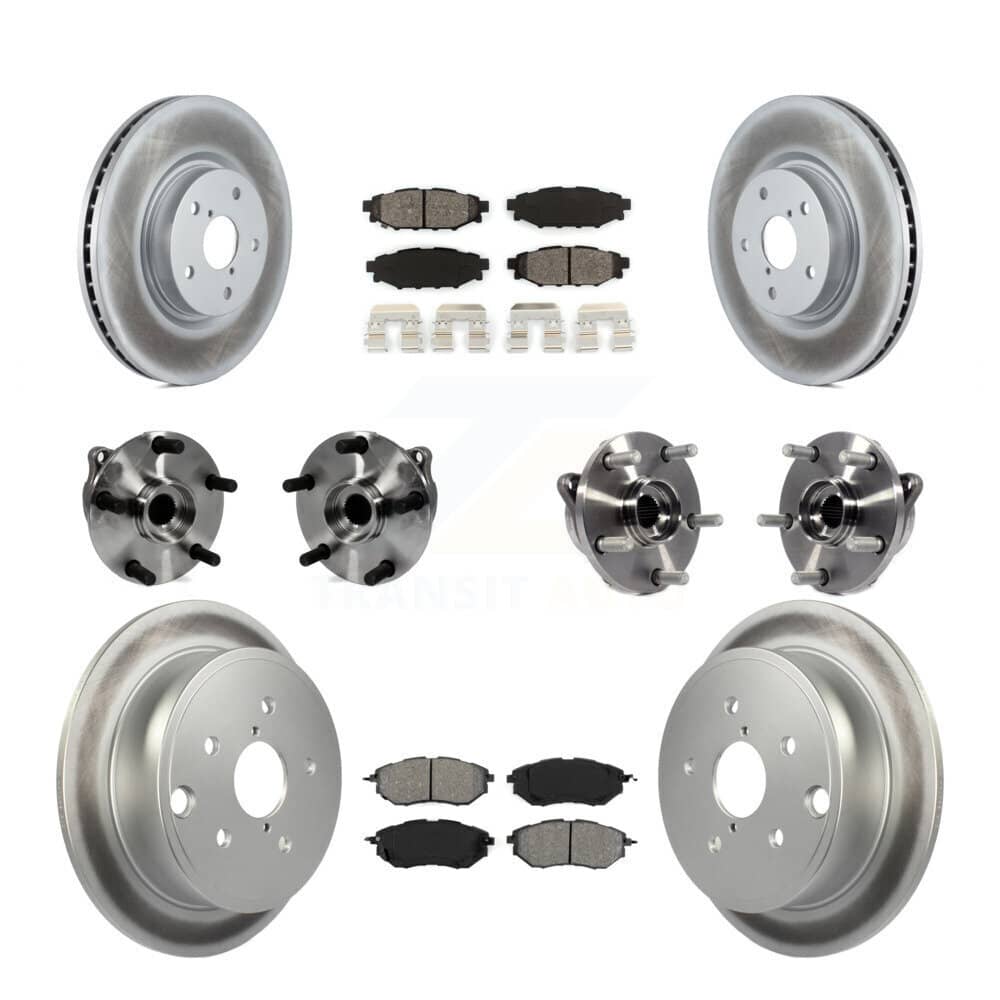 Transit Auto - KBB-127688 - Front and Rear Wheel Bearing and Hub Assembly Kits