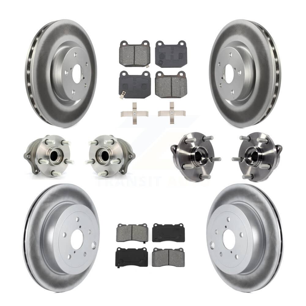 Transit Auto - KBB-127693 - Front and Rear Wheel Bearing and Hub Assembly Kits
