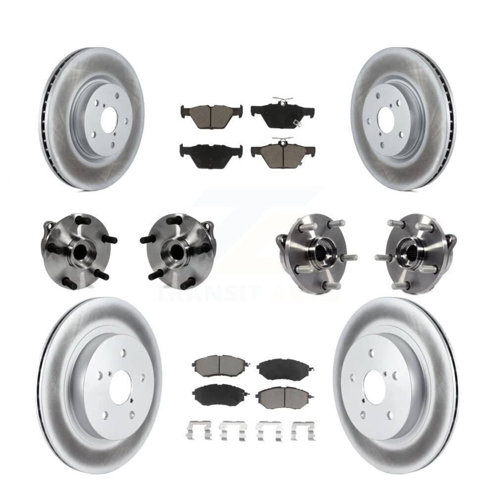 Transit Auto - KBB-127703 - Front and Rear Wheel Bearing and Hub Assembly Kits