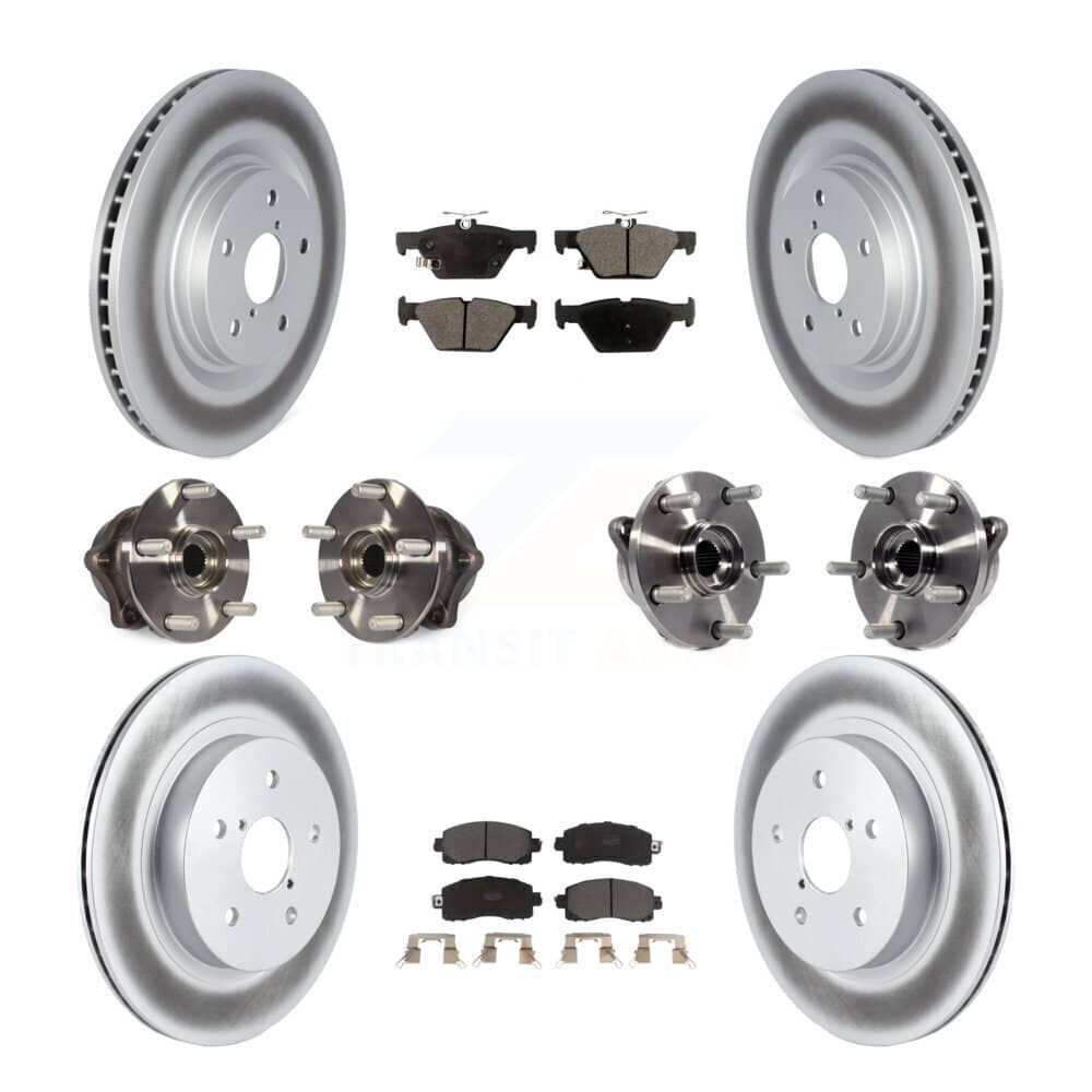 Transit Auto - KBB-128010 - Front and Rear Wheel Bearing and Hub Assembly Kits