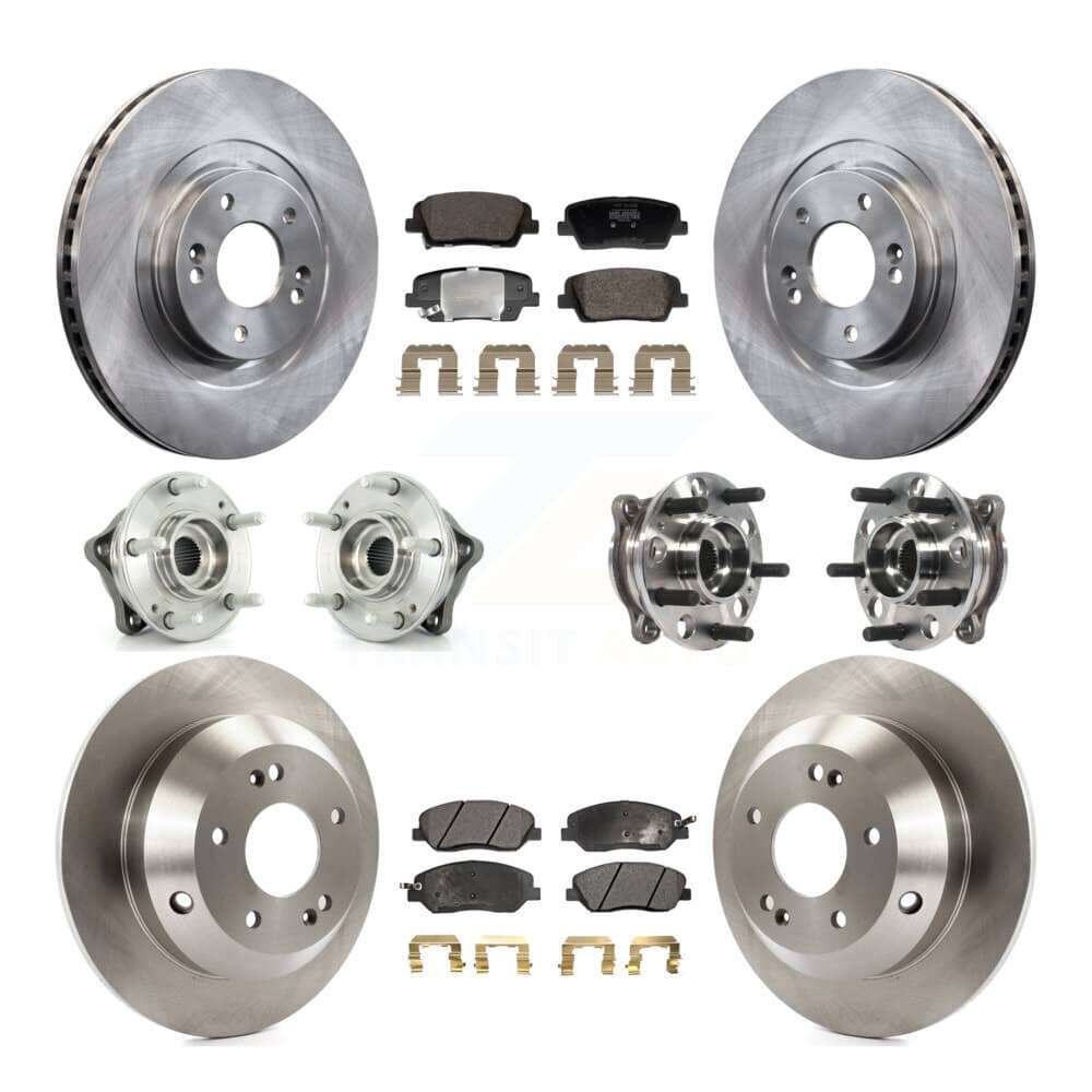 Transit Auto - KBB-128422 - Front and Rear Wheel Bearing and Hub Assembly Kits