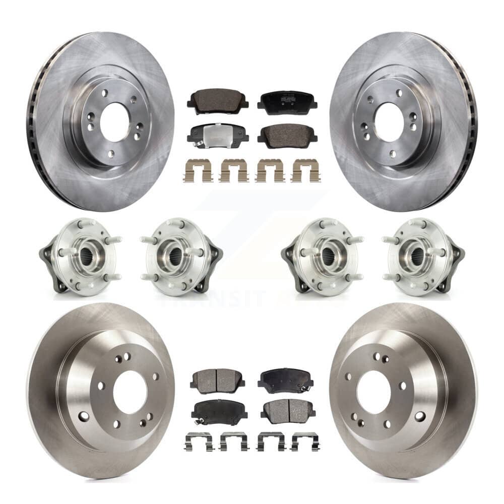 Transit Auto - KBB-128426 - Front and Rear Wheel Bearing and Hub Assembly Kits