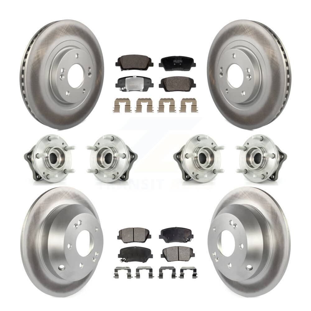Transit Auto - KBB-128444 - Front and Rear Wheel Bearing and Hub Assembly Kits