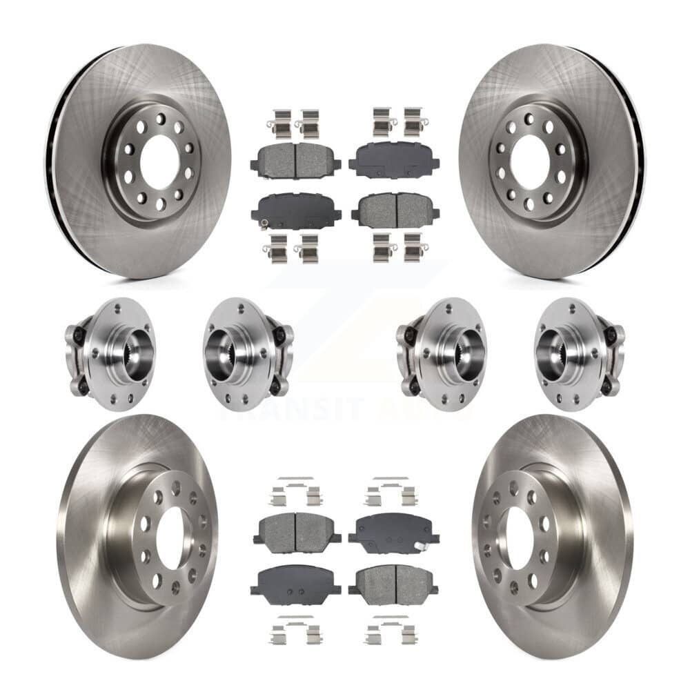 Transit Auto - KBB-128517 - Front and Rear Wheel Bearing and Hub Assembly Kits