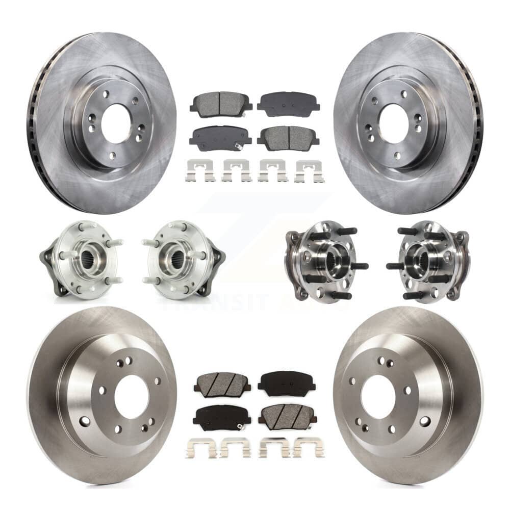 Transit Auto - KBB-128554 - Front and Rear Wheel Bearing and Hub Assembly Kits
