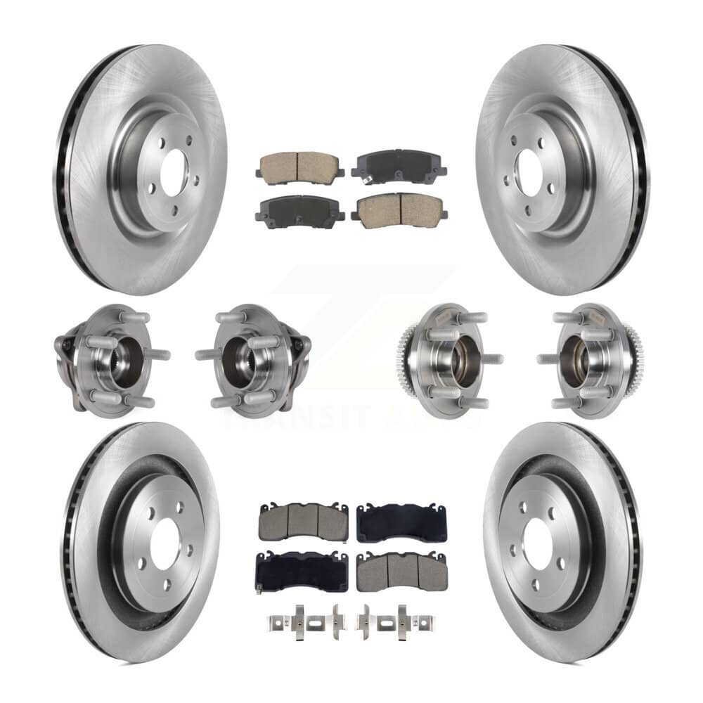 Transit Auto - KBB-128608 - Front and Rear Wheel Bearing and Hub Assembly Kits