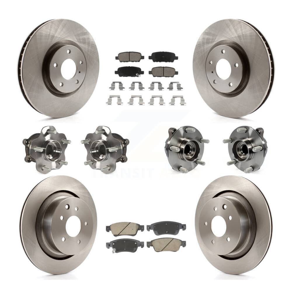Transit Auto - KBB-128611 - Front and Rear Wheel Bearing and Hub Assembly Kits