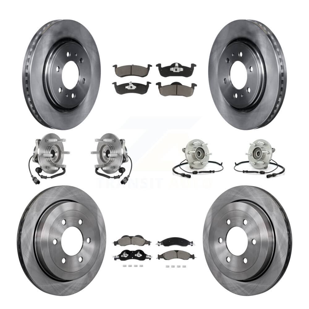 Transit Auto - KBB-128627 - Front and Rear Wheel Bearing and Hub Assembly Kits