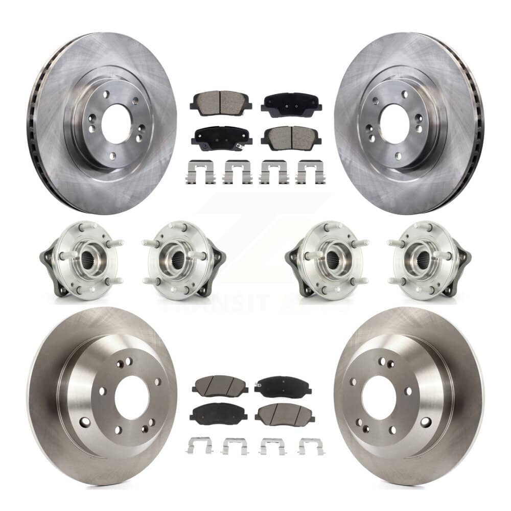 Transit Auto - KBB-128631 - Front and Rear Wheel Bearing and Hub Assembly Kits