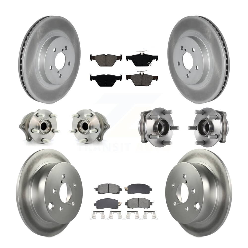 Transit Auto - KBB-128646 - Front and Rear Wheel Bearing and Hub Assembly Kits