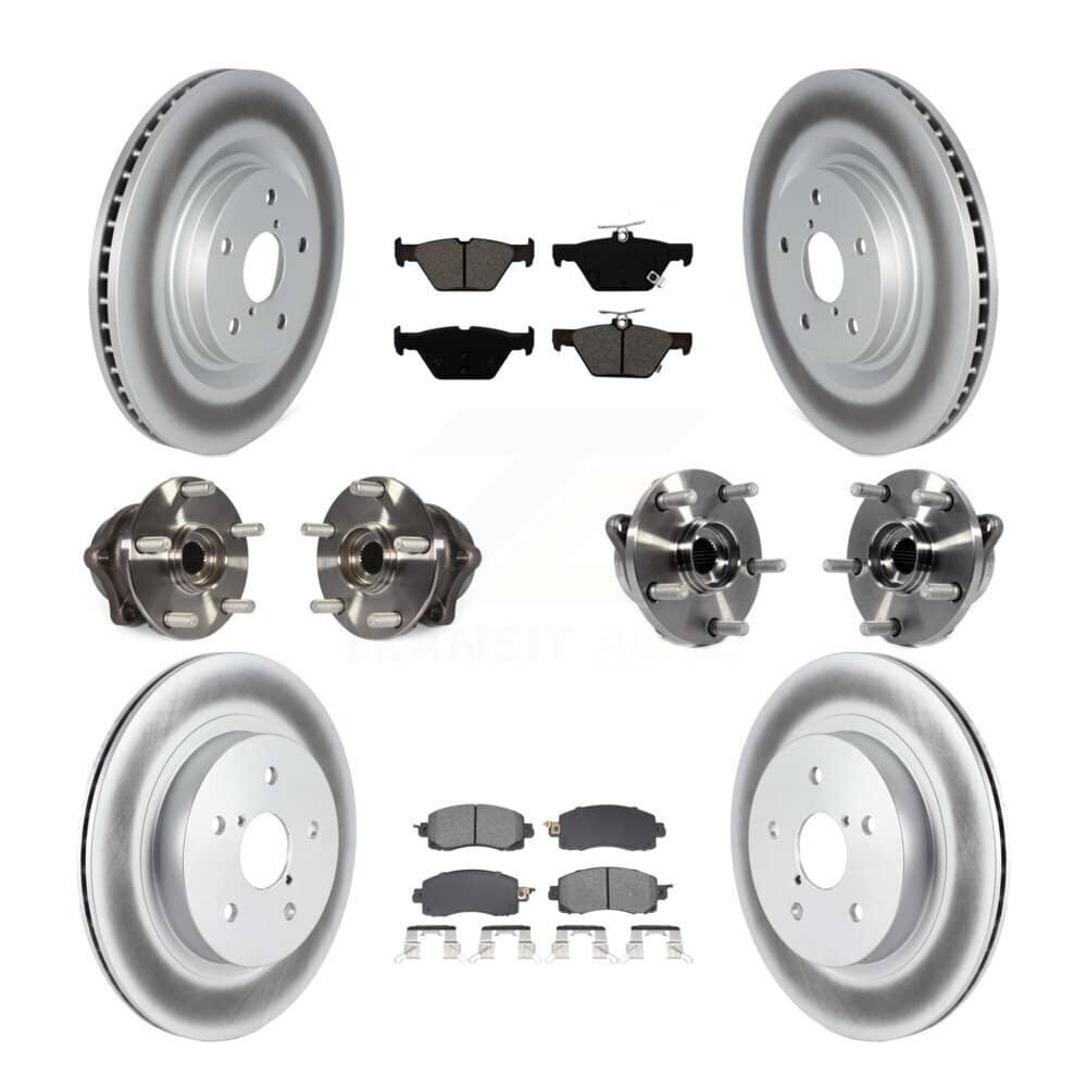 Transit Auto - KBB-128650 - Front and Rear Wheel Bearing and Hub Assembly Kits