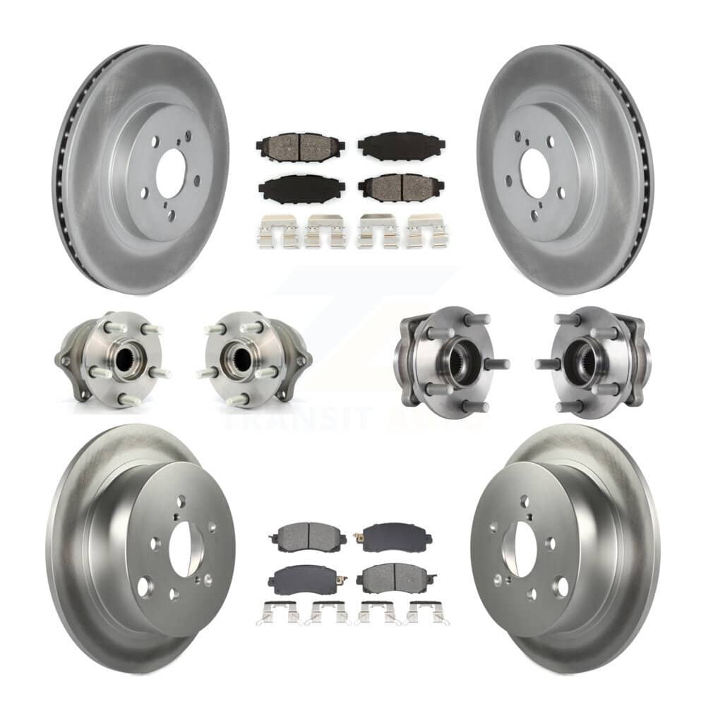 Transit Auto - KBB-128652 - Front and Rear Wheel Bearing and Hub Assembly Kits