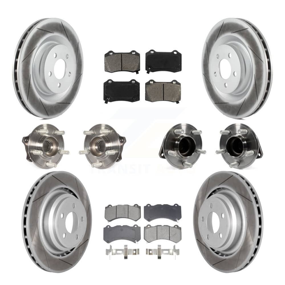 Transit Auto - KBB-128666 - Front and Rear Wheel Bearing and Hub Assembly Kits