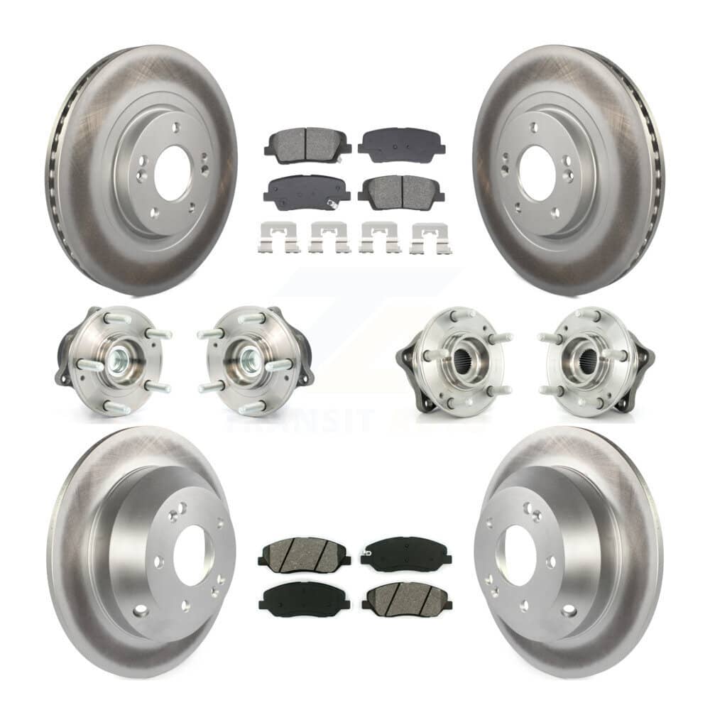 Transit Auto - KBB-128676 - Front and Rear Wheel Bearing and Hub Assembly Kits