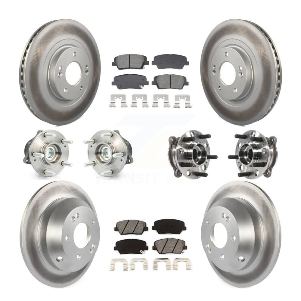 Transit Auto - KBB-128682 - Front and Rear Wheel Bearing and Hub Assembly Kits