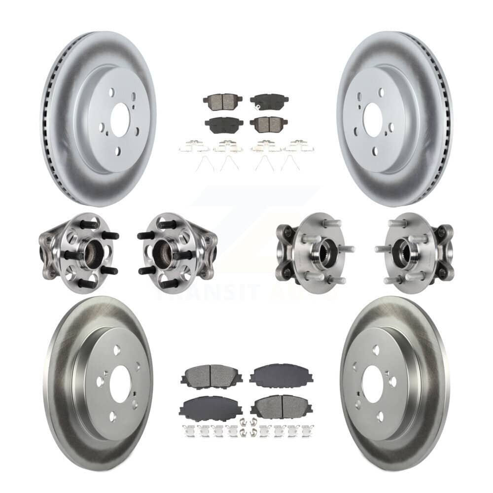 Transit Auto - KBB-128688 - Front and Rear Wheel Bearing and Hub Assembly Kits
