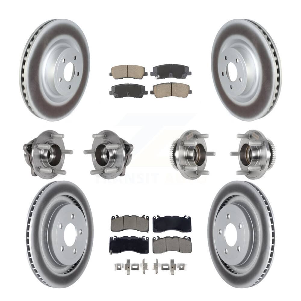 Transit Auto - KBB-128702 - Front and Rear Wheel Bearing and Hub Assembly Kits