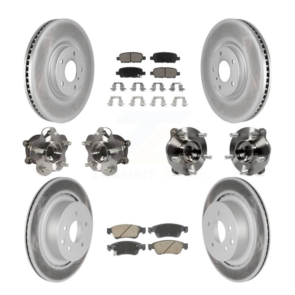 Transit Auto - KBB-128710 - Front and Rear Wheel Bearing and Hub Assembly Kits