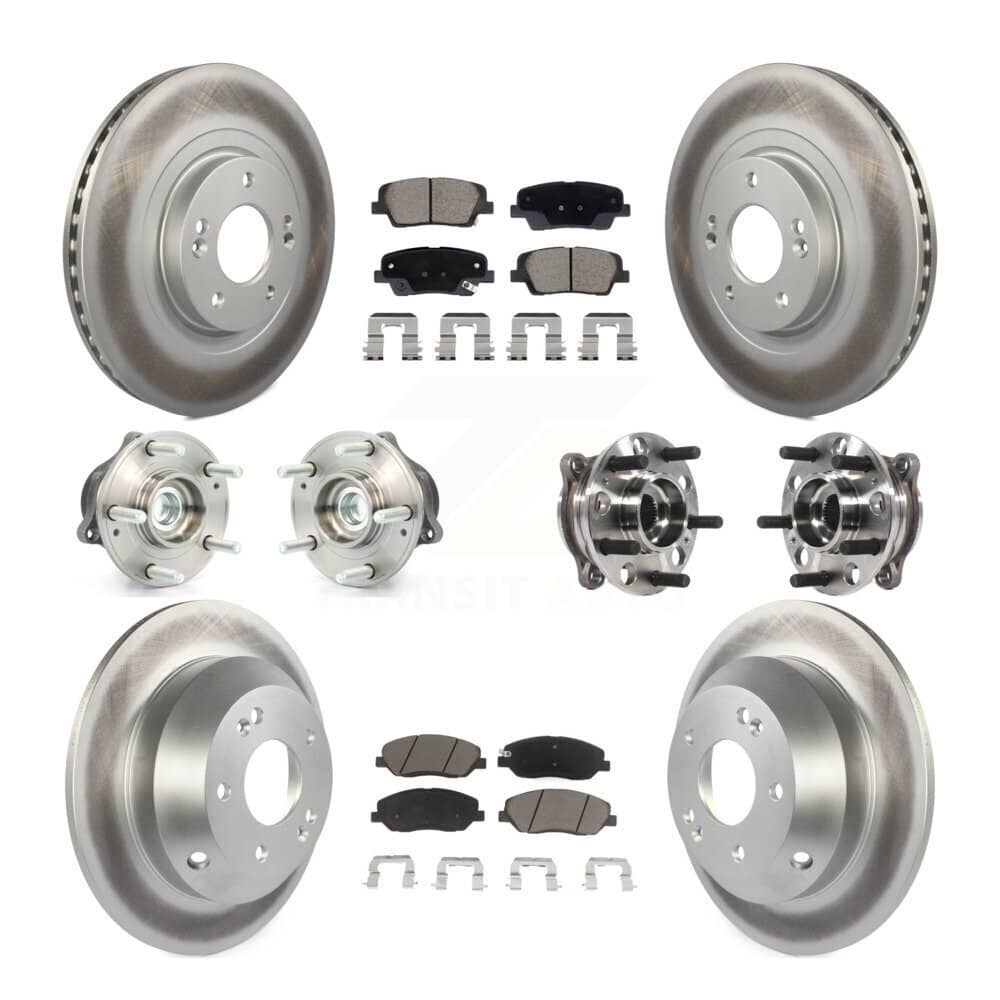 Transit Auto - KBB-128730 - Front and Rear Wheel Bearing and Hub Assembly Kits