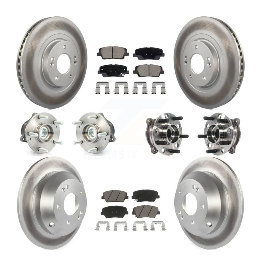 Transit Auto - KBB-128734 - Front and Rear Wheel Bearing and Hub Assembly Kits