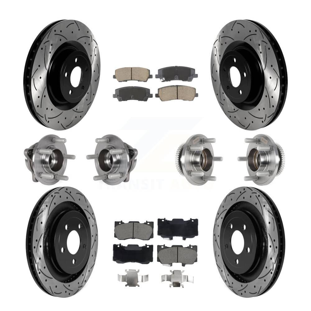 Transit Auto - KBB-128850 - Front and Rear Wheel Bearing and Hub Assembly Kits