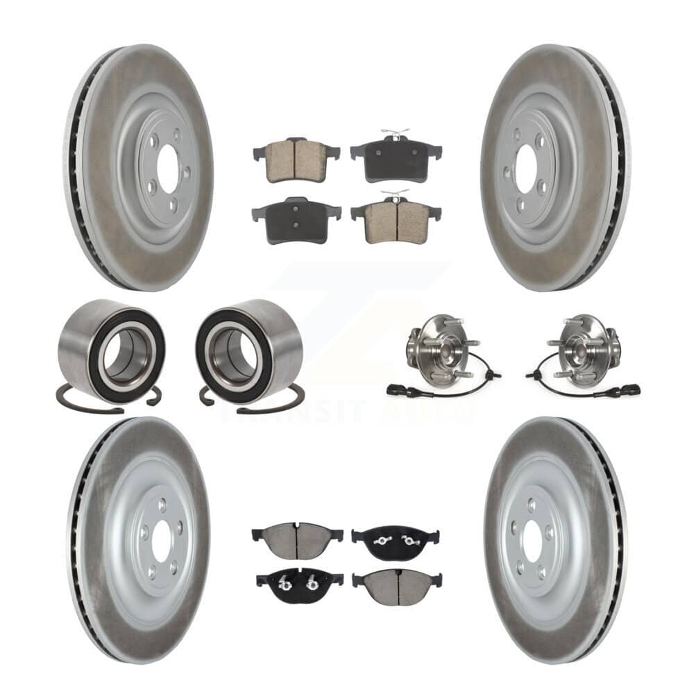 Transit Auto - KBB-128983 - Front and Rear Wheel Bearing and Hub Assembly Kits