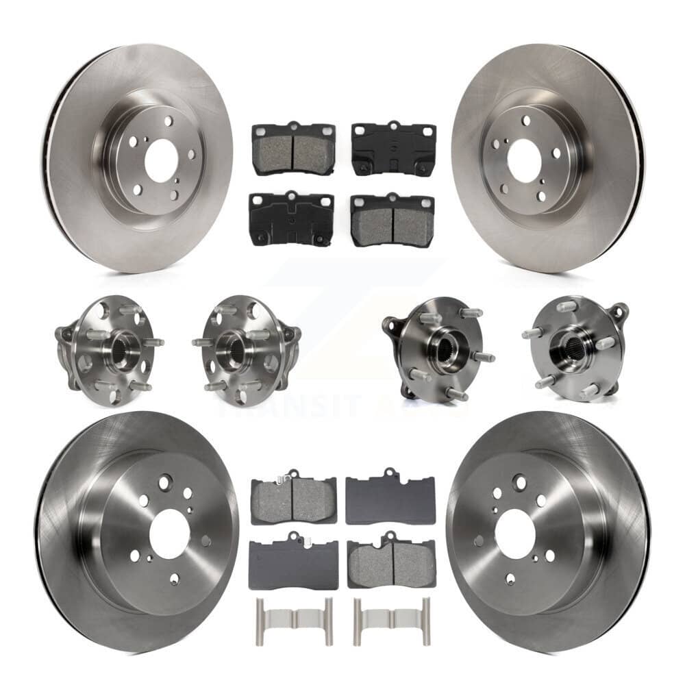 Transit Auto - KBB-129062 - Front and Rear Wheel Bearing and Hub Assembly Kits