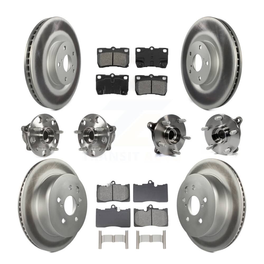 Transit Auto - KBB-129083 - Front and Rear Wheel Bearing and Hub Assembly Kits