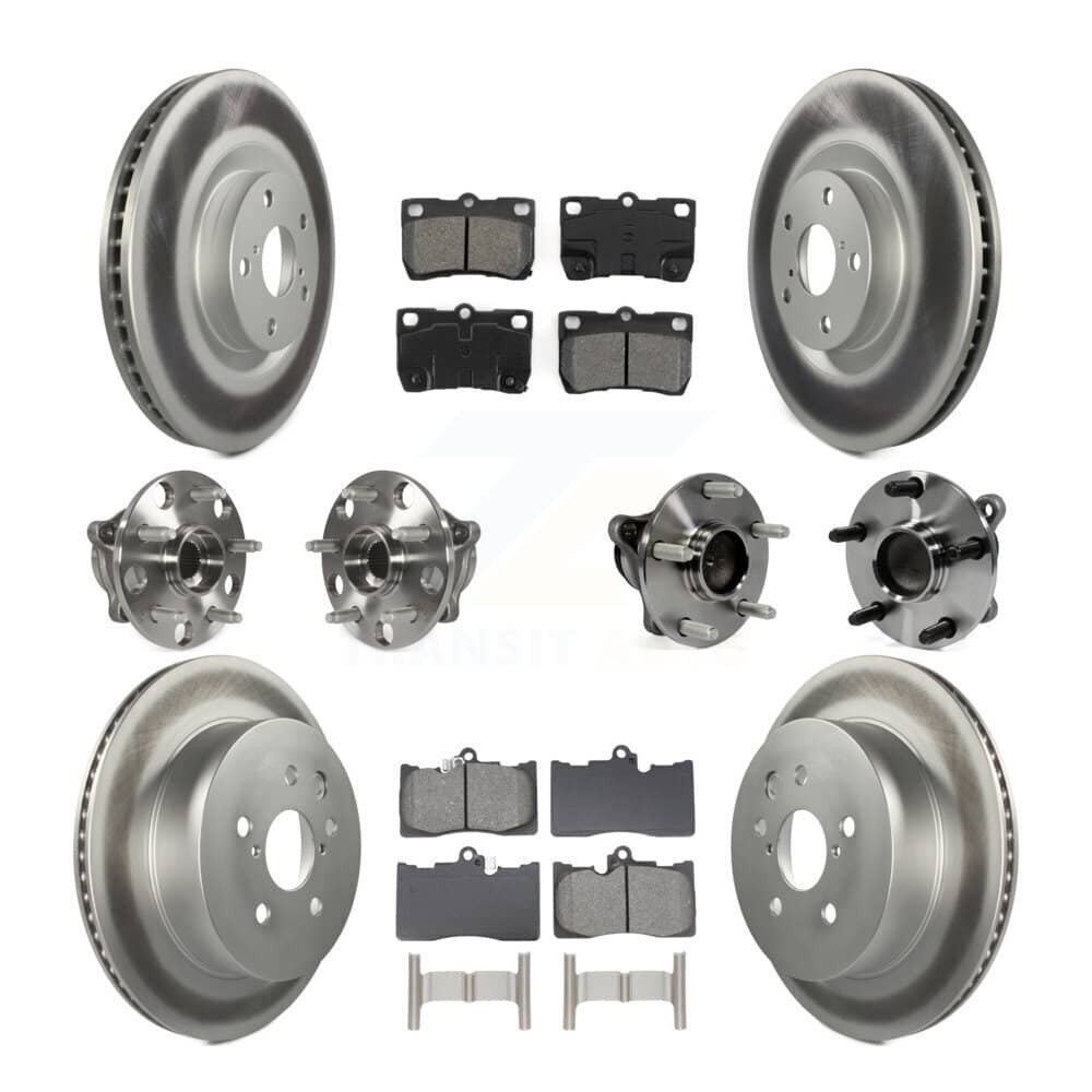 Transit Auto - KBB-129085 - Front and Rear Wheel Bearing and Hub Assembly Kits